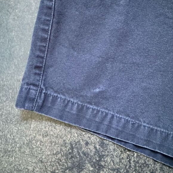 Hobie Flat Front Distressed Shorts Size 34 Side Pockets 100% Cotton Surf Style - Picture 2 of 13